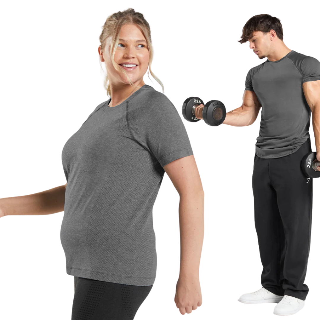 OFFIKA Plus Size Pro Sports Workout Dri-Fit T-Shirt