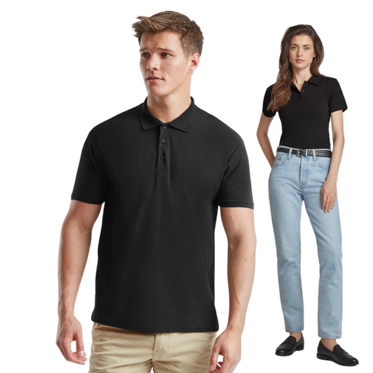 OFFIKA Active Polo Shirt Plain Formal Tops Golf Sports Wear for Men & Women
